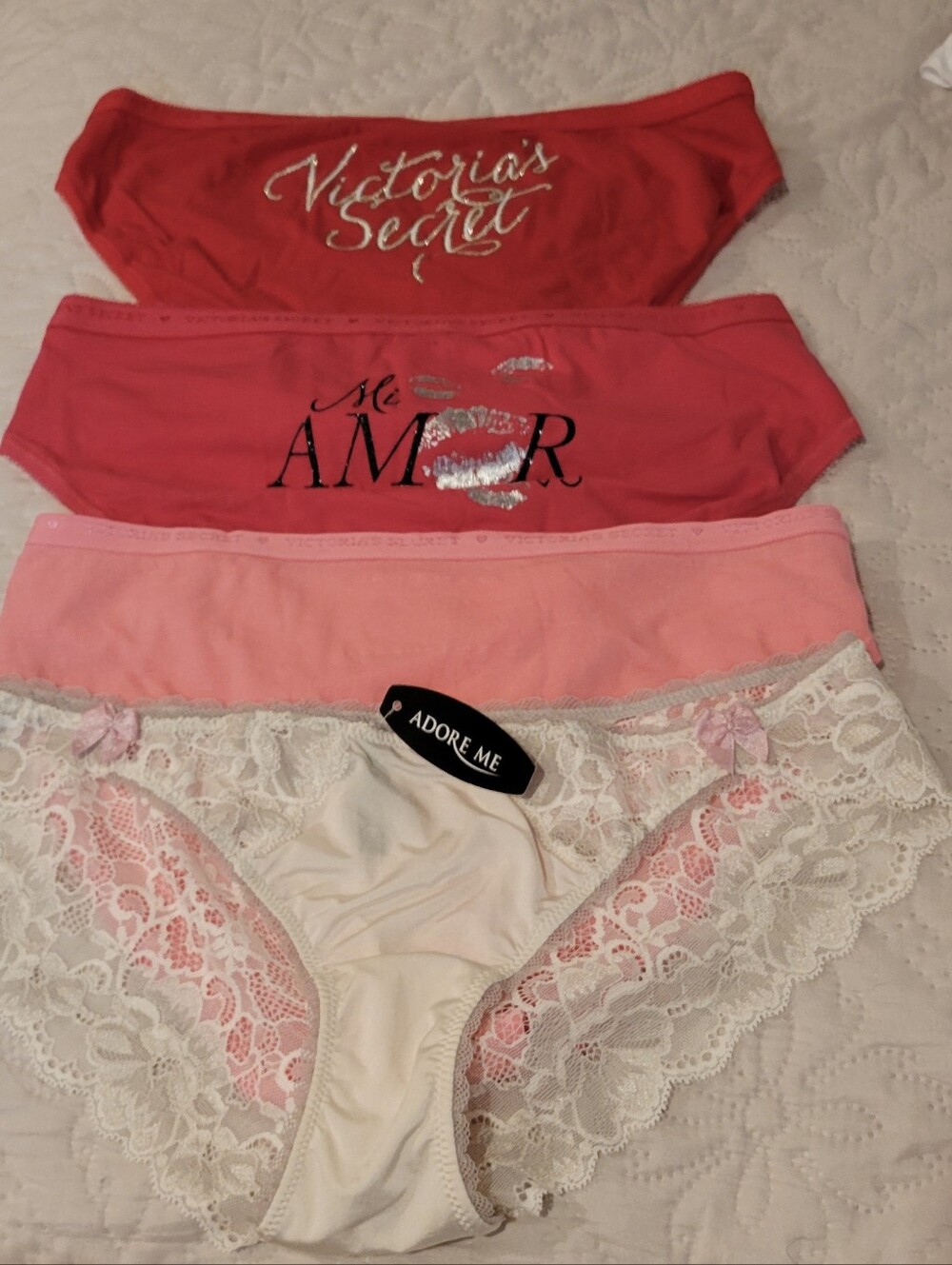 Victoria Secret 16 Pr Panties ..all .med Cotton - Picture 4 of 6